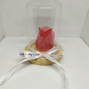 Αρωματικό σαπουνάκι τριαντάφυλλο σε γυάλα